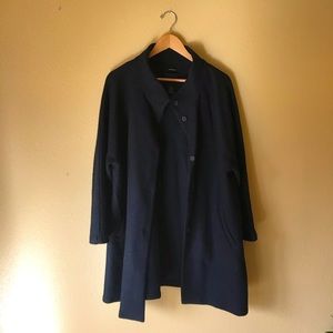 Vintage Wool Snap Front Wool Coat